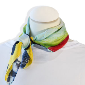carré de soie , foulard